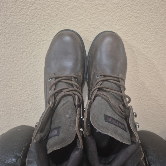 Wolverine Brown Leather Lace-Up Work Boots main image 10